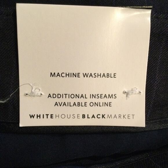 New WHBM Black The Slim Ankle pants 6 Petite - Picture 6 of 9